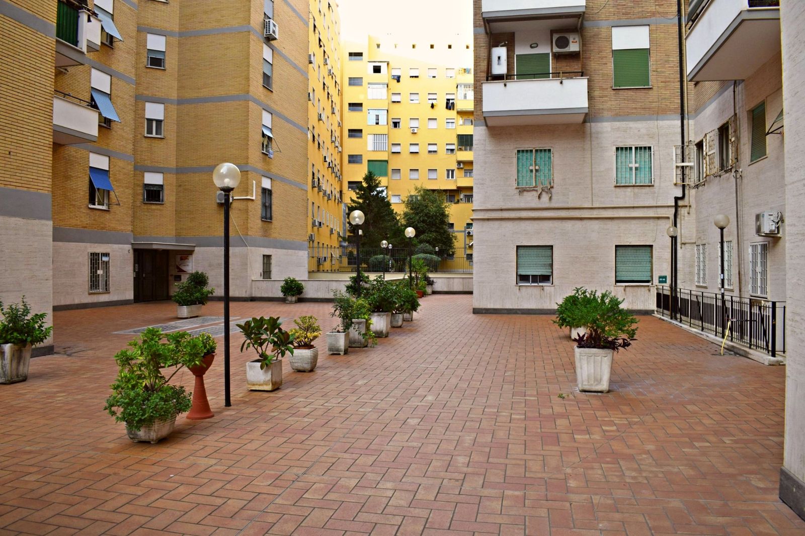 Il cortile interno del palazzo